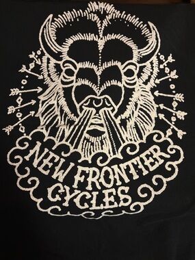 New Frontier Motorcycles Buffalo Tee with Front Chest Pocket